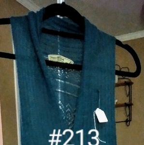 Sleeveless long vest